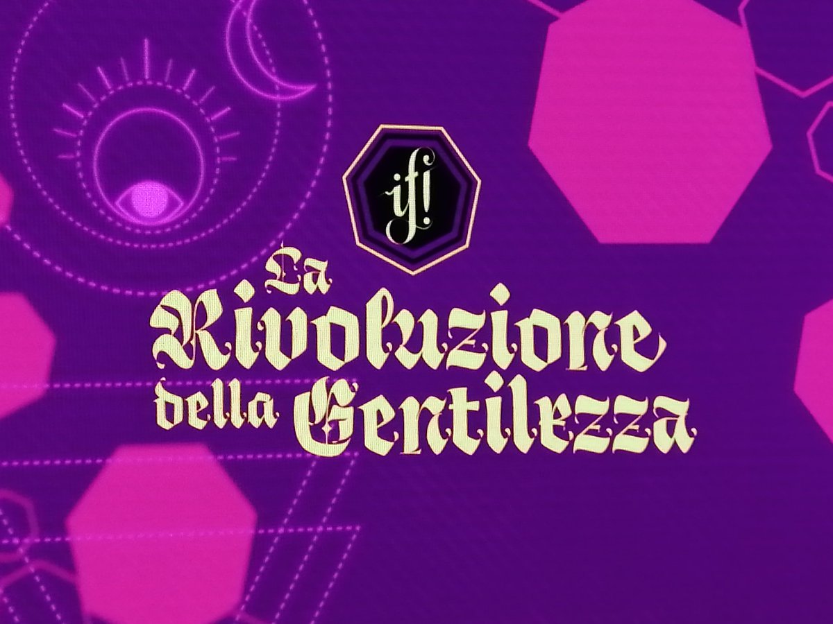 "La rivoluzione della gentilezza" inizia oggi a Base Milano con IF!, il Festival della creatività. #IF22