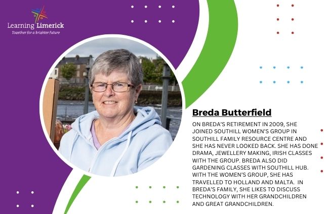 LimkLearnFest's tweet image. Limerick #LearningAmbassador Breda is from Prospect and says that it is never too late to learn. Breda also says that there is great support there for learners taking up new opportunities all the time and advises everyone to go for it!
#learningcommunities #limerickloveslearning
