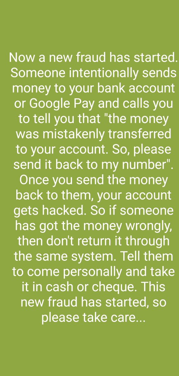 ACPAshishKumar's tweet photo. New way to Cyber Crime. https://t.co/vOtWh33lBi