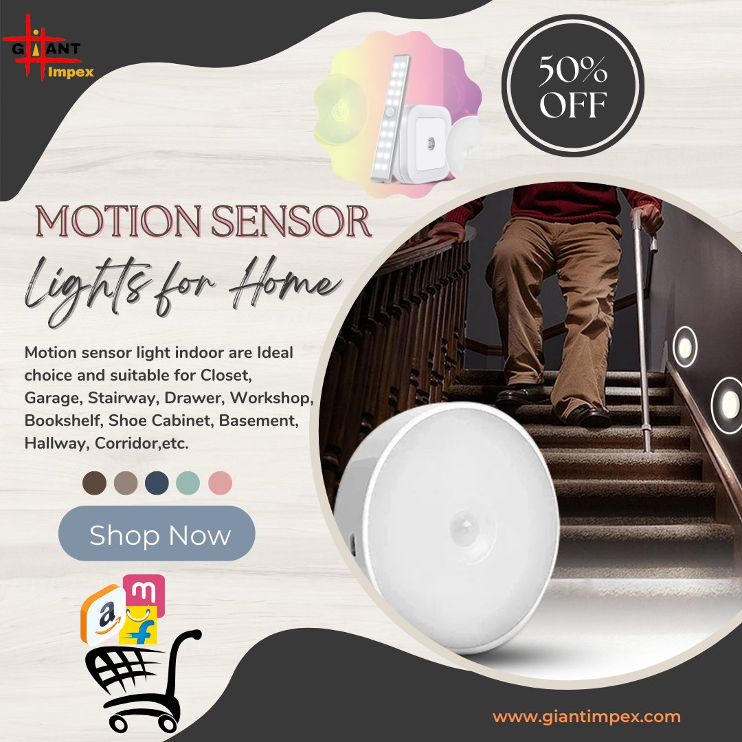 ImpexGiant's tweet photo. Ask for GIANT IMPEX #SensorLight for #Home
With 8 Bright LED Beads and USB Charging, #Wireless Self Adhesive #LEDNightlight #BodySensorWallLight for #Wardrobe, #Bedroom, #Stairs

Available in #Amazon, #Meesho and #Flipkart
Order Now:
https://t.co/OenJyiRwZd https://t.co/jT0Vfi0vPq