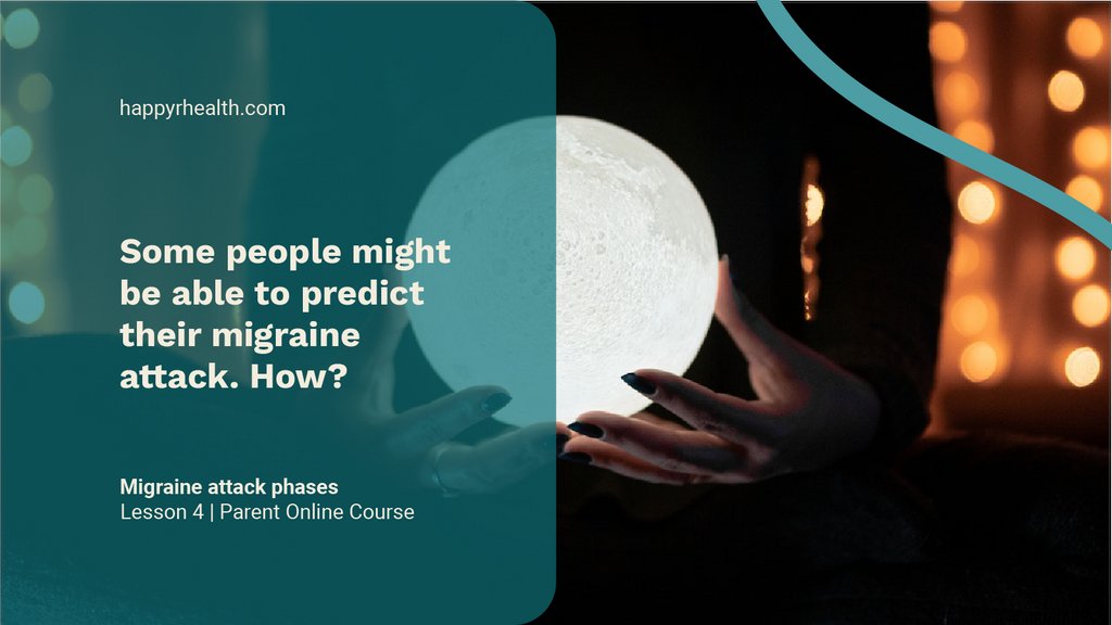 Phase 1 of a migraine attack, the #prodrome phase, gives people with #migraine indications of an oncoming attack. Migraine with #aura has an even better chance of prediction.  

Learn more about the phases of a migraine attack in our migraine course: bit.ly/3NOIjkJ