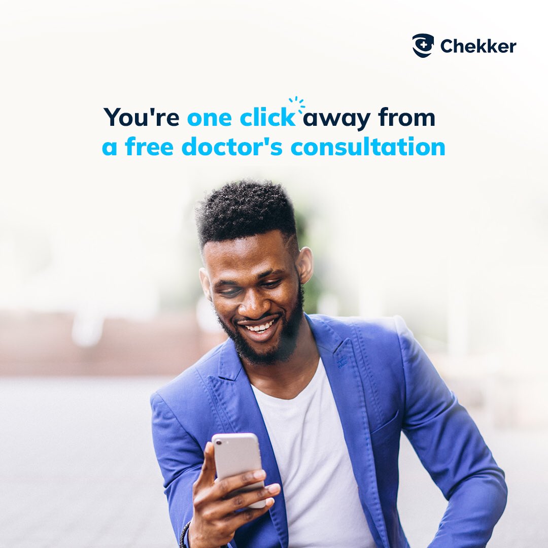 Mychekker's tweet photo. You get a free doctor’s consultation whenever you book a test with Chekker! What better way to save time & reduce cost? Quickly visit https://t.co/ER1SiOtkYo or click the link on our bio to book a test today!
#BookATestWithChekker https://t.co/NkORkKw1kg