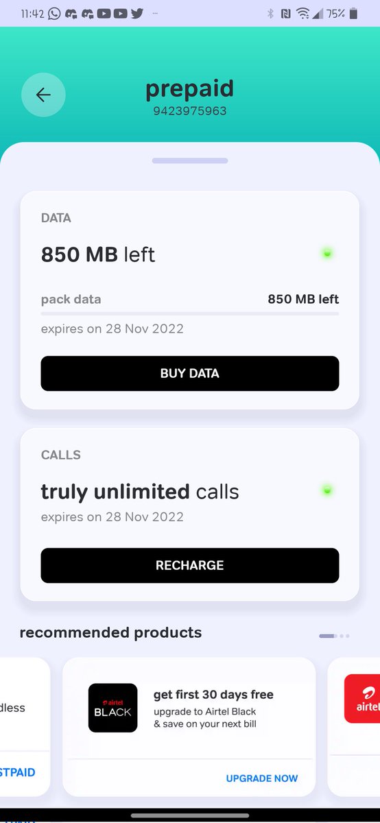 Apjain074's tweet photo. @CRED_club I have done a recharge of rs1799 of airtel for on 17oct, as Amount is deducted but not credited to airtel nor i got my amount back to my account.
Its been more than 20 days i haven't got any update from your side.pls help me with that. https://t.co/x9YBgQVLHC