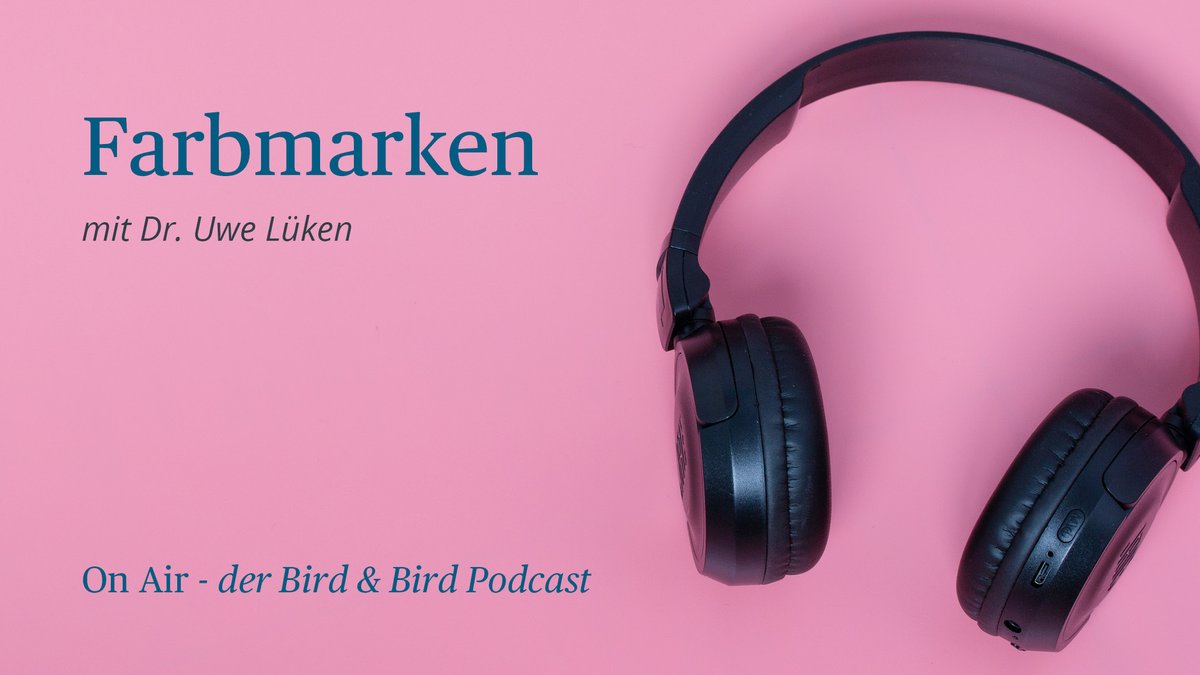 twobirdsDE's tweet photo. 🎙️In der neuesten Folge unseres Podcasts #OnAir dreht sich alles um das #Markenrecht. Mit Dr. Uwe Lüken tauchen wir ein in die bunte Welt der #Farbmarken.
🔔Jetzt hier streamen:
#Apple: https://t.co/FeBDf7jOq3
#Spotify: https://t.co/djWtM01uBf
#Deezer: https://t.co/AzJjLJ0ScH https://t.co/nPczSV5yEr