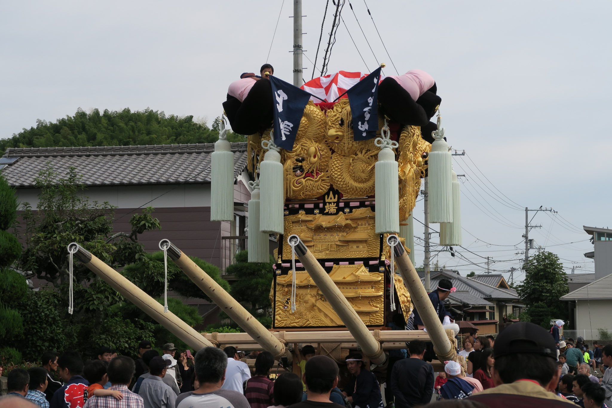 松神子太鼓台ミニチュア