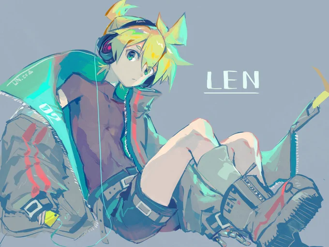 #鏡音レン  #イラスト 
