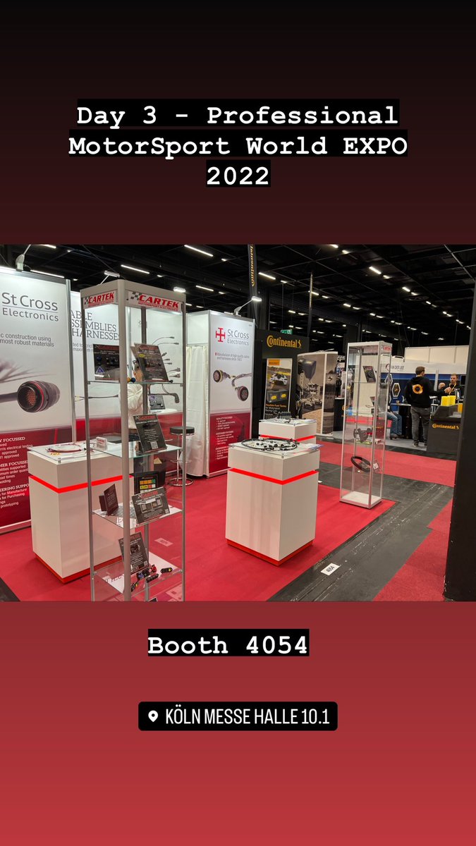 StCrossElec's tweet image. The final day of @PMWExpo here in Hall 10.1. Booth 4054. Lots of cables on display showcasing motorsport and also other industries we manufacture for. This is our 39th year of business. Come along and have a look. #PMWExpo #cableharness #cableassemblies