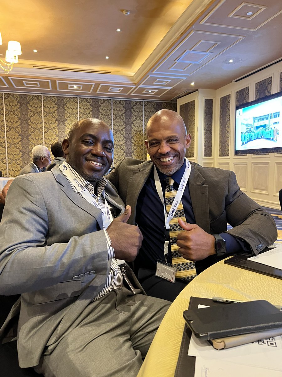 Ernest J. Barthélemy, MD, MPH MA 🇭🇹🇺🇸 (@neurochirglobal) on Twitter photo Congratulations to Dr. <a href="/ignatiusesene/">Ignatius Esene MD,M.Sc, PhD, MPH.</a> , Chair of <a href="/WFNS_YNF/">WFNS Young Neurosurgeons Forum</a> , who was just named the new Secretary General of the Continental Association of African Neurosurgical Societies at <a href="/caans2022/">@caans2022</a> !
#AfricaRising <a href="/realyoungcaans/">Young African Neurosurgeons Forum</a> <a href="/FutureAfroNS/">Future African Neurosurgeons</a> <a href="/WFNSCommittees/">WFNS Committees</a> <a href="/WFNSHQ/">WFNS</a> <a href="/GlobalNeuroSurg/">Global Neurosurgery WFNS</a> Congratulations to Dr. <a href="/ignatiusesene/">Ignatius Esene MD,M.Sc, PhD, MPH.</a> , Chair of <a href="/WFNS_YNF/">WFNS Young Neurosurgeons Forum</a> , who was just named the new Secretary General of the Continental Association of African Neurosurgical Societies at <a href="/caans2022/">@caans2022</a> !
#AfricaRising <a href="/realyoungcaans/">Young African Neurosurgeons Forum</a> <a href="/FutureAfroNS/">Future African Neurosurgeons</a> <a href="/WFNSCommittees/">WFNS Committees</a> <a href="/WFNSHQ/">WFNS</a> <a href="/GlobalNeuroSurg/">Global Neurosurgery WFNS</a>