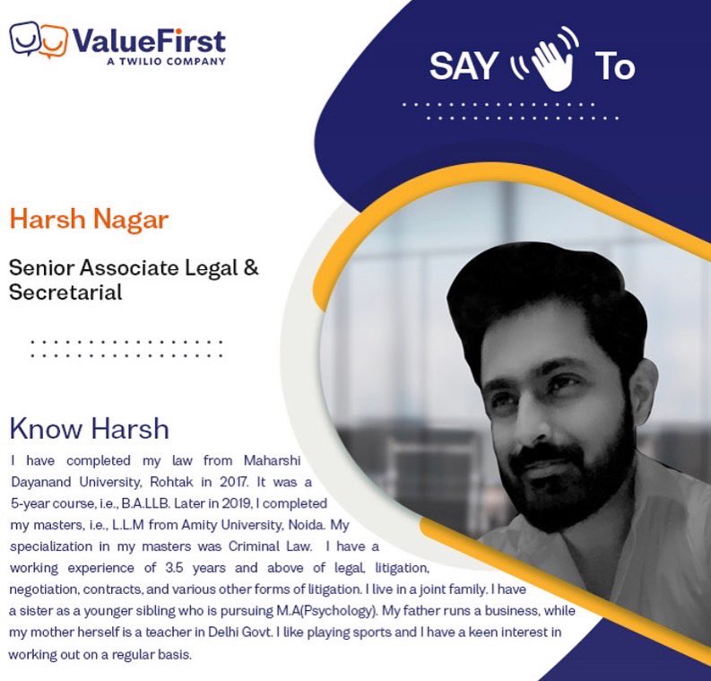 We’re excited to have you join us and can’t wait to see what you’ll accomplish!

#welcometoValueFirst #welcometotheteam #SayAhoy
