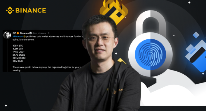 KikuchiPeach's tweet photo. Binance PoR Proof of Reserve is live! The cold wallet holds 475,000 BTC and 4.8 million ETH; CZ aggressively shouts "We have no debt" https://t.co/36MaXfnnRF