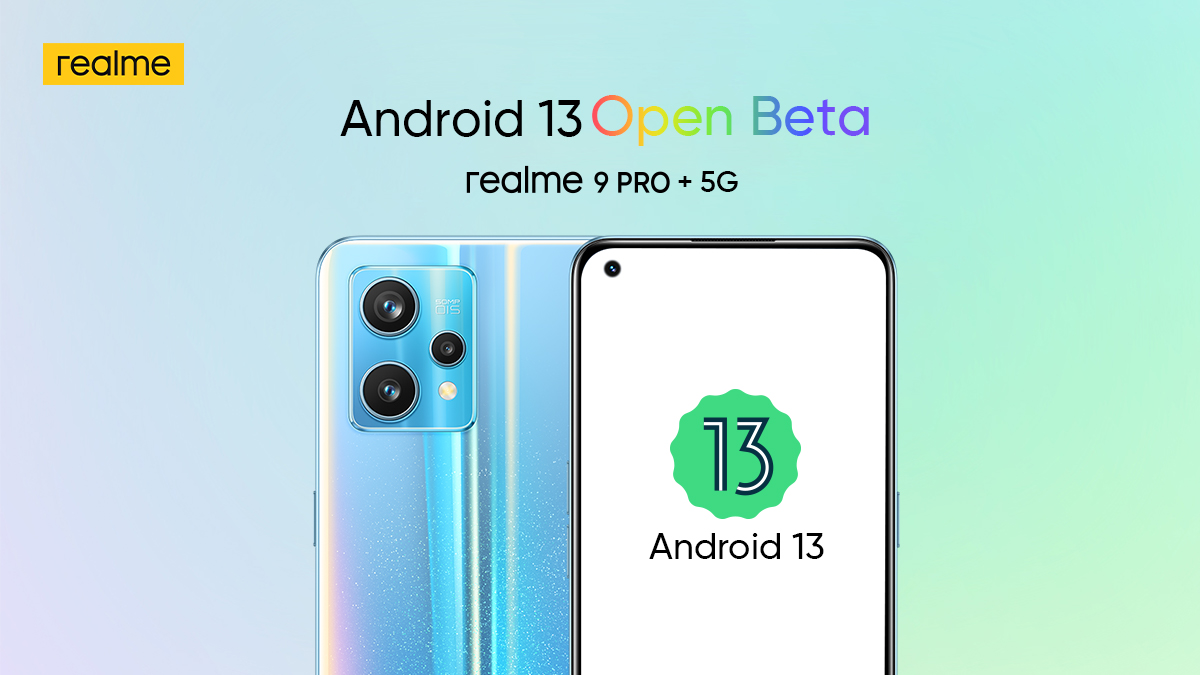 realmeIndia's tweet photo. Amazing news for all #realme9Pro+ 5G users 😍

The #Android13 Open Beta Applications are now officially open! 

#CaptureTheLight

Get it here: https://t.co/Z1QlGGaWOB https://t.co/lFVBDKswsJ