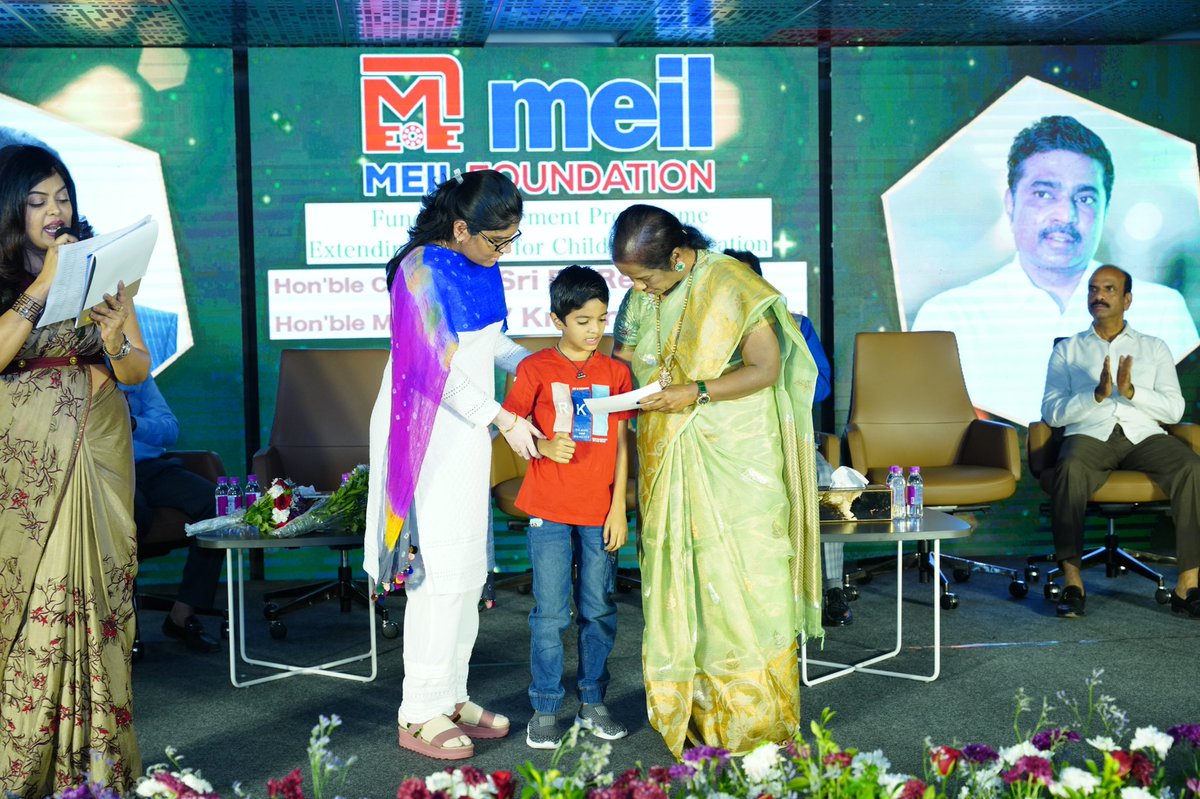 ppreddyofficial's tweet photo. I made a small pledge on 15th Aug this year and  on National Education Day I am commencing my promise by sponsoring 77 kids with 75,000 each for their education through MEIL Education Fund. This is the first step towards our goal of sponsoring 750 children of our MEIL employees. https://t.co/SL8yNdbUB7