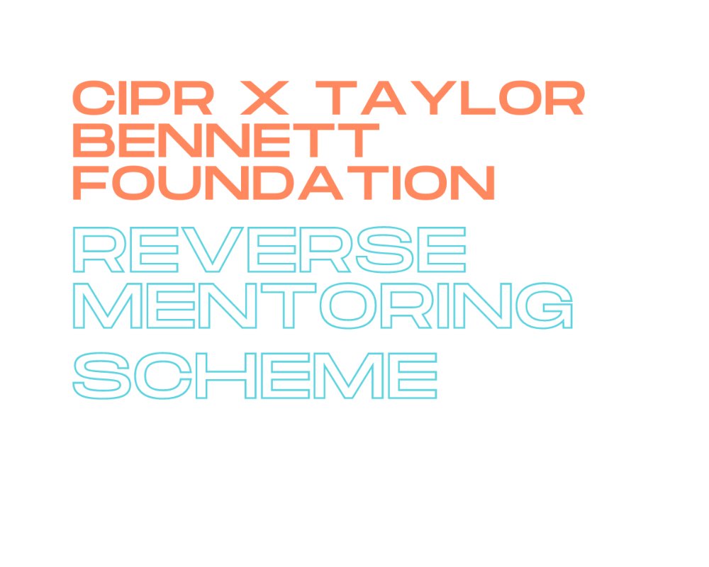 The CIPR and @PRstarsTB have opened applications for the PR industry’s first BME Reverse Mentoring Scheme.

⭐ Work with senior leaders on understanding challenges
⭐ Support the creation of inclusive cultures
⭐ Drive lasting change in the PR industry

ow.ly/uYst50LAPHo