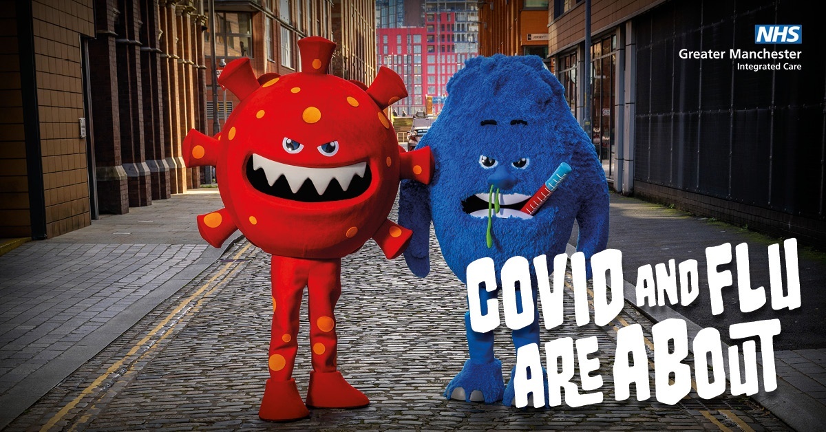 Covid and flu are about. 
The autumn booster and annual flu vaccine is your best protection.
Keep yourself and your loved ones safe, and don't let being poorly ruin your plans.
Find out if you're eligible and book yours today.
orlo.uk/T9Ddz