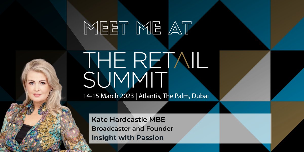 TheRetailSummit's tweet photo. Honoured to announce @katehardcastle MBE, aka The Customer Whisperer, as our 2023 Master of Ceremonies.

Kate has been recognised for her entrepreneurial success with over 25 awards, including an MBE from HRH Queen Elizabeth II.
https://t.co/J7fNZC1Tra https://t.co/UrUPvfY7Gi