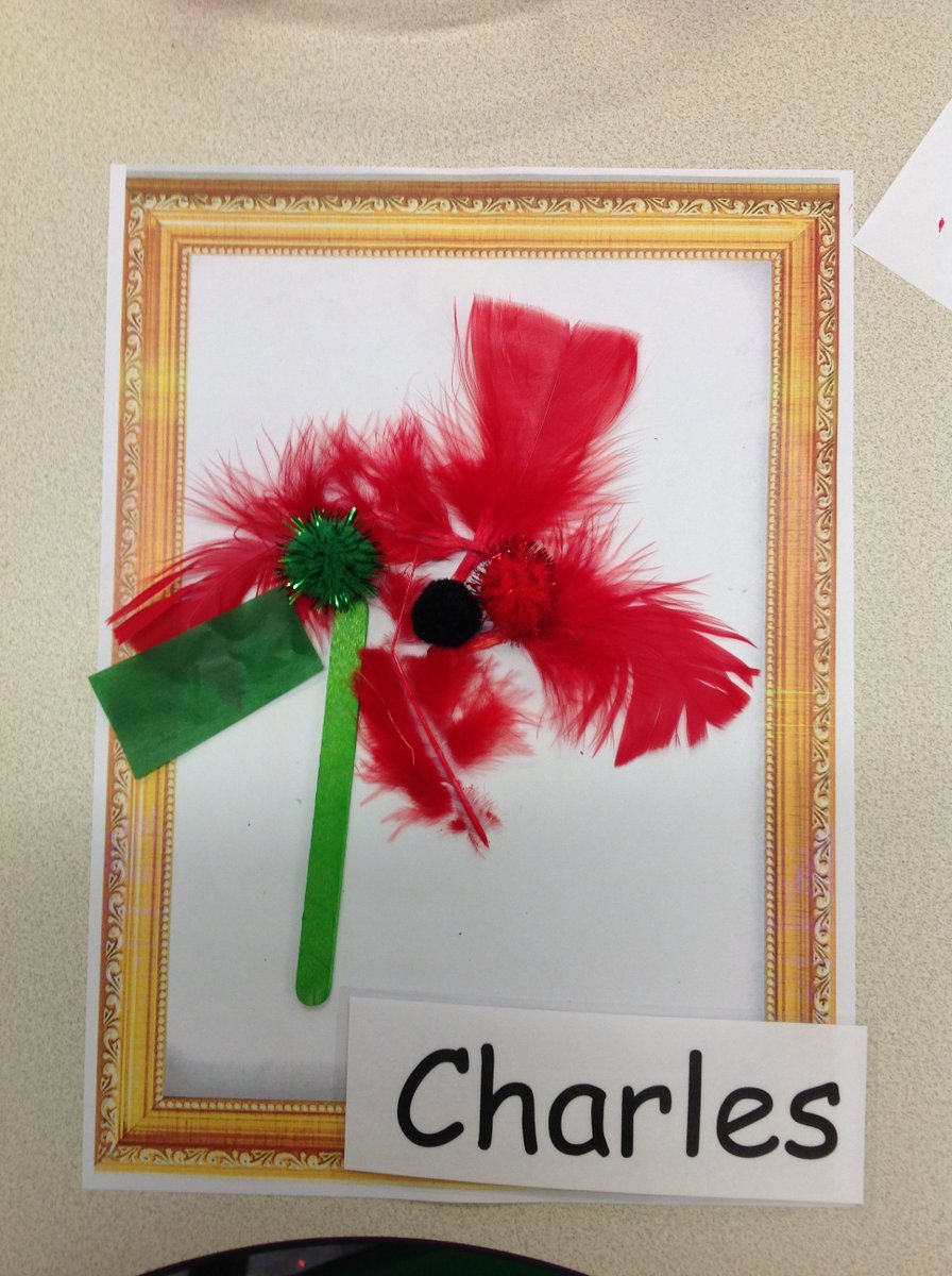 #YorkHouseReception have been creating loose part remembrance poppies this morning to remember those who have fought to keep us safe #lestweforget2022 #RemembranceDay #TheYorkHouseWay