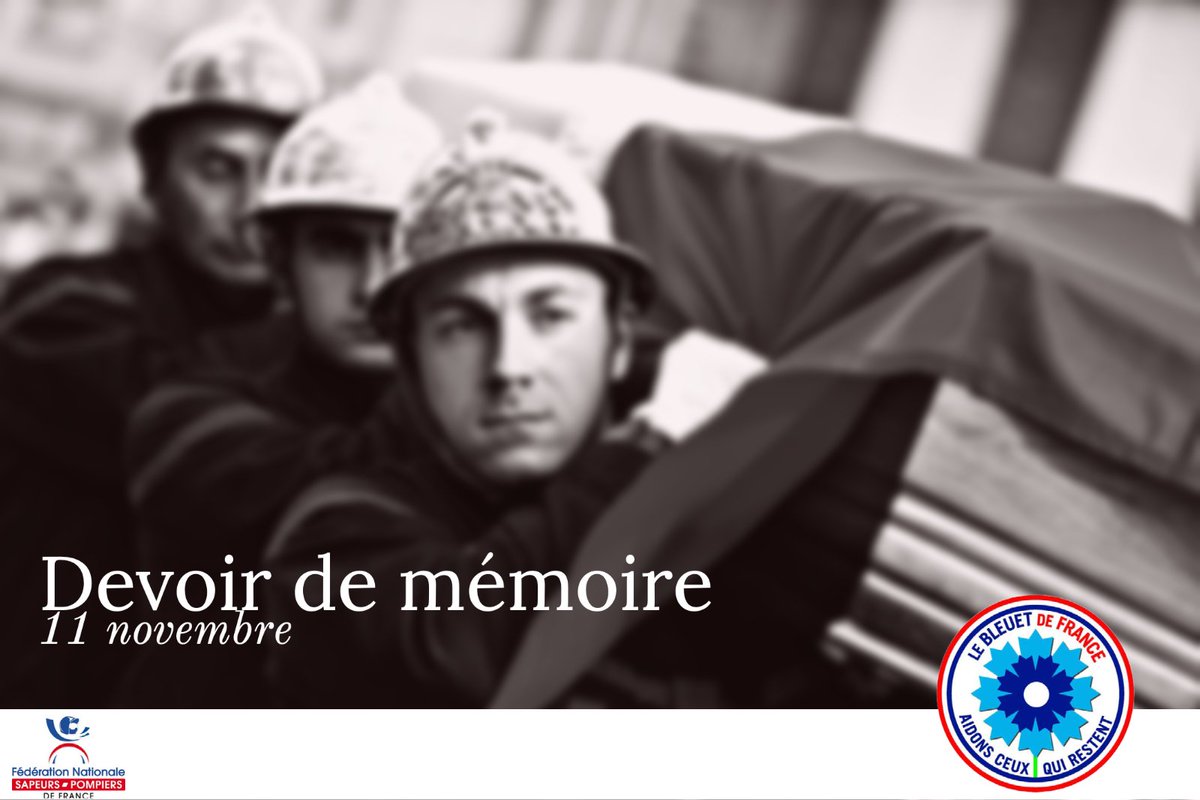 #11Novembre | Les sapeurs-#pompiers de France rendent hommage aux 8 000 camarades tombés pour la France et la liberté. 
Retrouvez les 7 815 sapeurs-pompiers et les 2 749 sépultures identifiés grâce à la commission histoire et le commandant Alain Bertolo
👉pompiers.fr/federation/act…