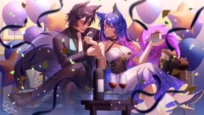 ごるえさんのコミッション #Skeb #Commission よりSkebにて、描かせて頂きました! 