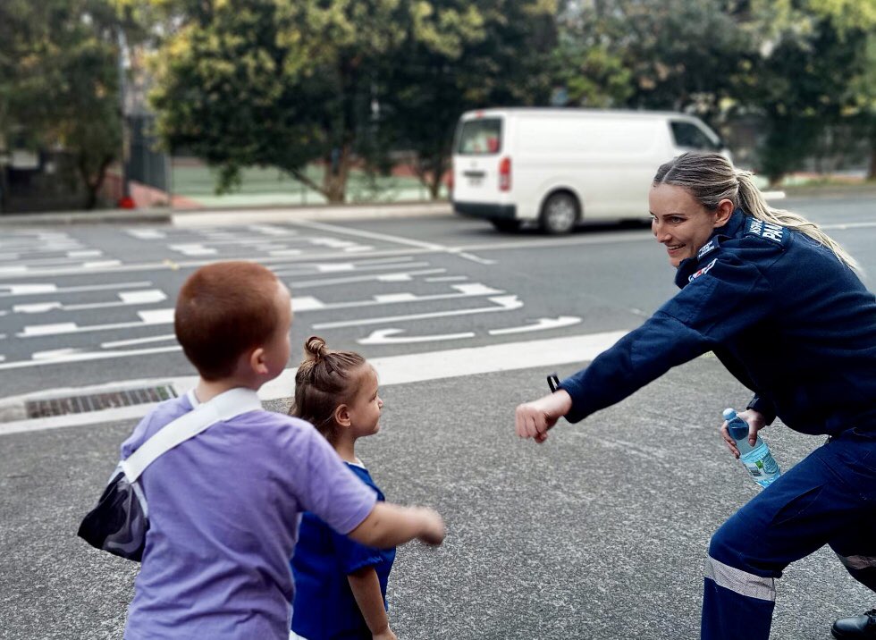 BUDDIES: Who doesn’t love a fist bump between paramedic and patient.#NSWAmbulance