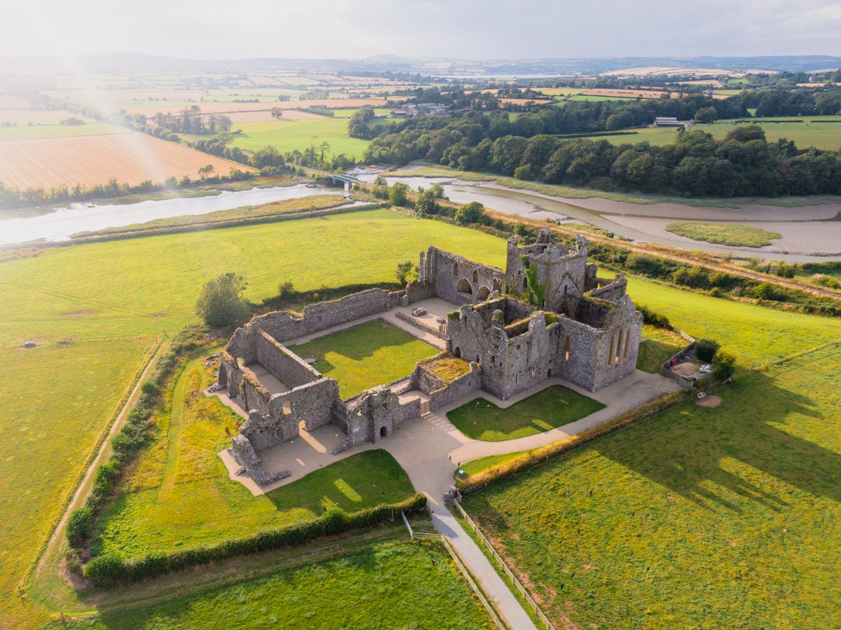 This aerial shot of Dunbrody Abbey from <a href="/CelticRoutes/">Celtic Routes</a> demonstrates how some our wonderful medieval buildings here in <a href="/visitwexford/">Visit Wexford</a> really towered over their surroundings hundreds of years ago and still do today. #MyCelticMoment #visitwexford <a href="/wexfordcoco/">Wexford County Council</a>