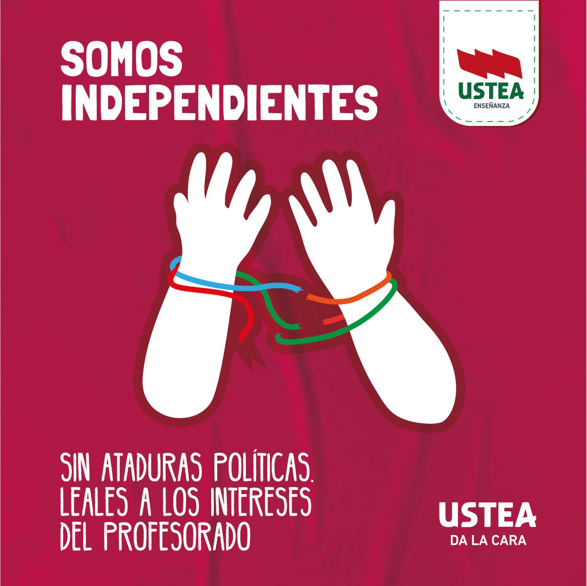 usteaeducacion's tweet photo. 🔴Somos un sindicato de izquierdas, combativo e independiente sostenido en exclusiva con la aportación de la afiliación
🔴En defensa de lo Público, gobierne quien gobierne desde USTEA la Educación Pública se defiende! 

🔗https://t.co/TNSHYiGy98 
#USTEAdaLaCara #cuidamoslapública https://t.co/cfHyUTyRCo