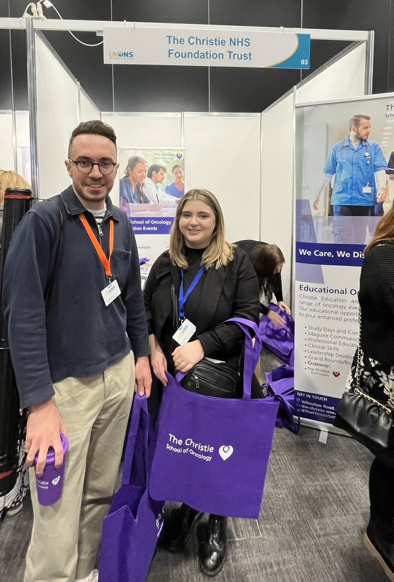 UKONSmember's tweet photo. @TheChristieSoO are busy this morning come sign up for their courses #oncology #UKONS2022 https://t.co/yYVuPzpQv9