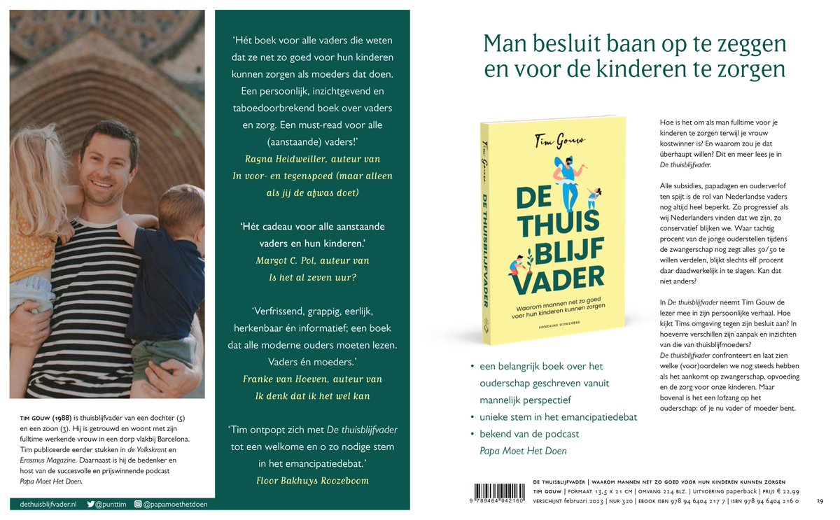 Zie hier mijn boek in de aanbiedingsbrochure van <a href="/FontaineBoeken/">Fontaine Uitgevers</a>. Voorzien van uiterst wervende quotes van @FrankevanHoeven Margot C. Pol <a href="/RagnaIndra/">Ragna Heidweiller</a> en @floorbakhuys 

Nu maar hopen dat de inkopers groot gaan inslaan. Ik kom wel helpen sjouwen.
