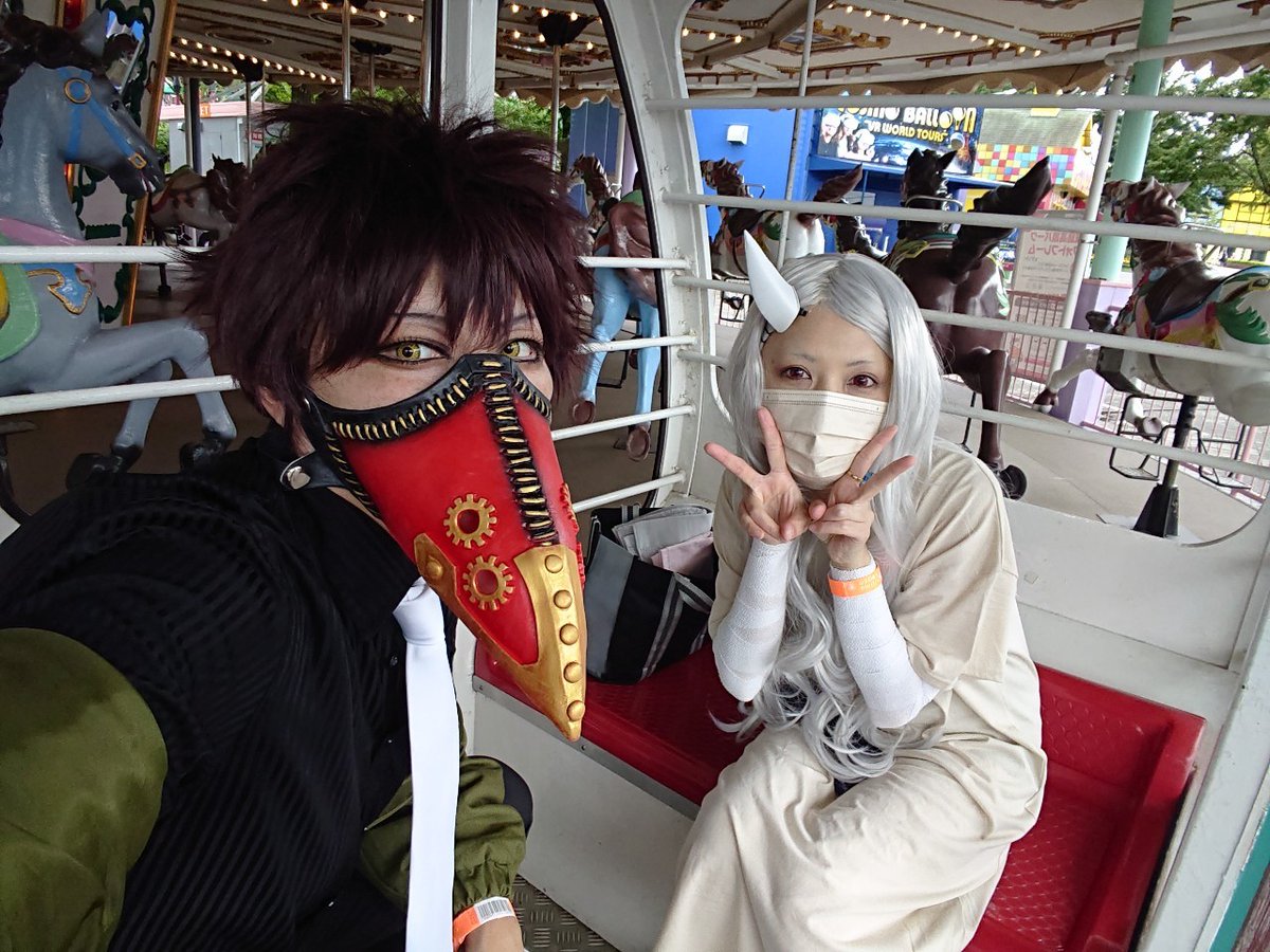 nya_chi_yeager's tweet photo. 次の城島どうしよう………
轟家三男🍰冬制服濃厚、虎男くんも捨てがたく………
でも鬼哭持ち歩くのも大変←
ということで #KCF70 で遊園地楽しんじゃってるキャラ崩壊オバホおいてく( ﾟ∀ﾟ)つ https://t.co/9PVGKT61Rv