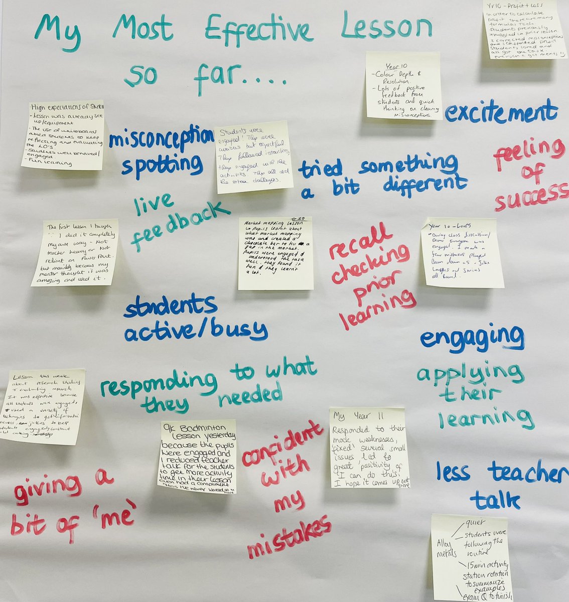 We have started our training today with discussing our most effective lesson <a href="/education_uw/">University of Worcester Institute of Education</a>