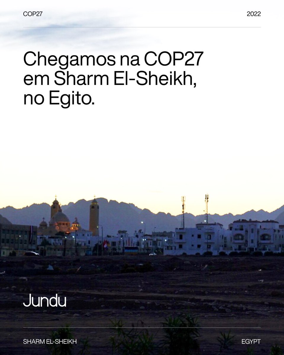antility's tweet photo. Chegamos na #COP27 https://t.co/OEUvn2KvuR