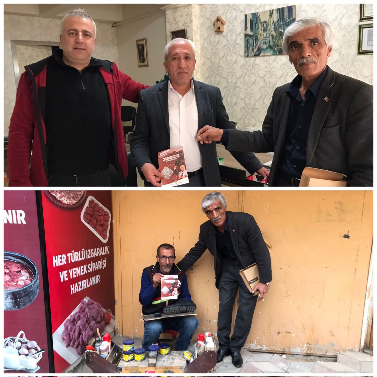 elazig_il's tweet photo. Keban İlçe Başkanımız, Elazığ Merkezde bulunan Kebanlı Esnaflarımızı ziyaret ederek büyük mitingimize davet ettiler..

Sen yoksan 1 eksiğiz..
#LiderDevletBahçeliElazığda
Aday Belli, Karar Net’ 
📆13 Kasım Pazar
📍İstasyon Meydanı
🕛14:30 https://t.co/rY3r5sHmw2