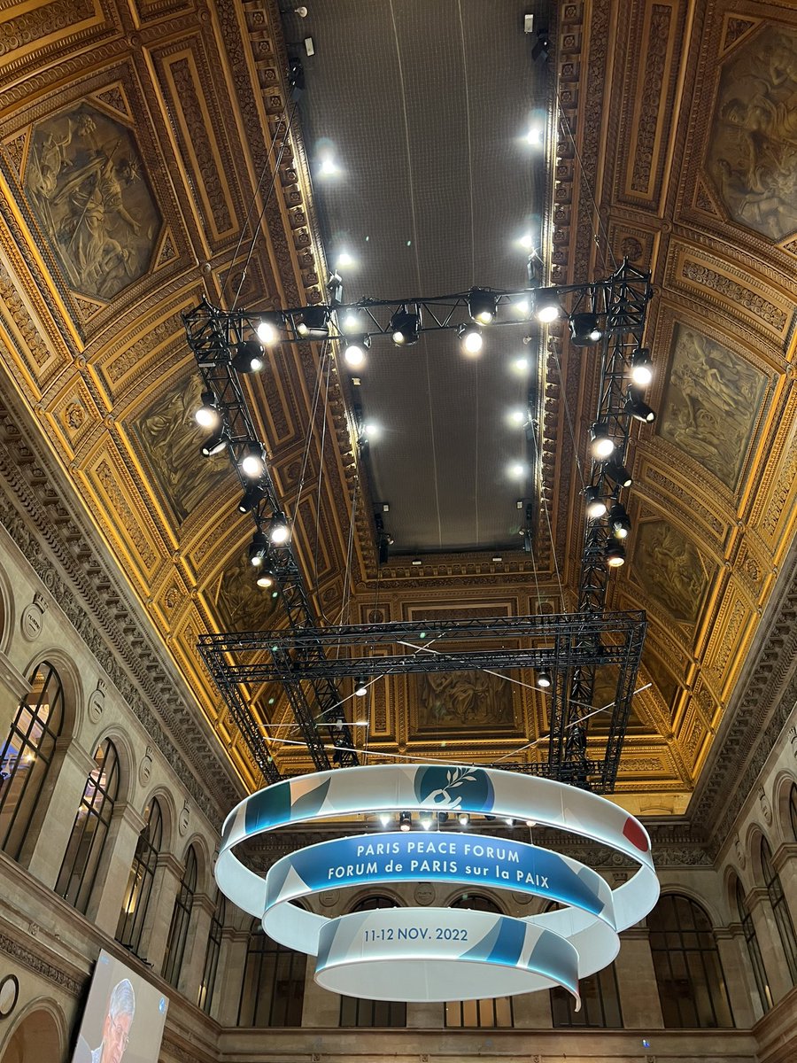 At the <a href="/ParisPeaceForum/">Paris Peace Forum</a> today to speak to partners about how to foster an #allofsociety approach to countering #disinformation @Alliance4EU <a href="/disarm_disinfo/">DISARM Foundation</a>