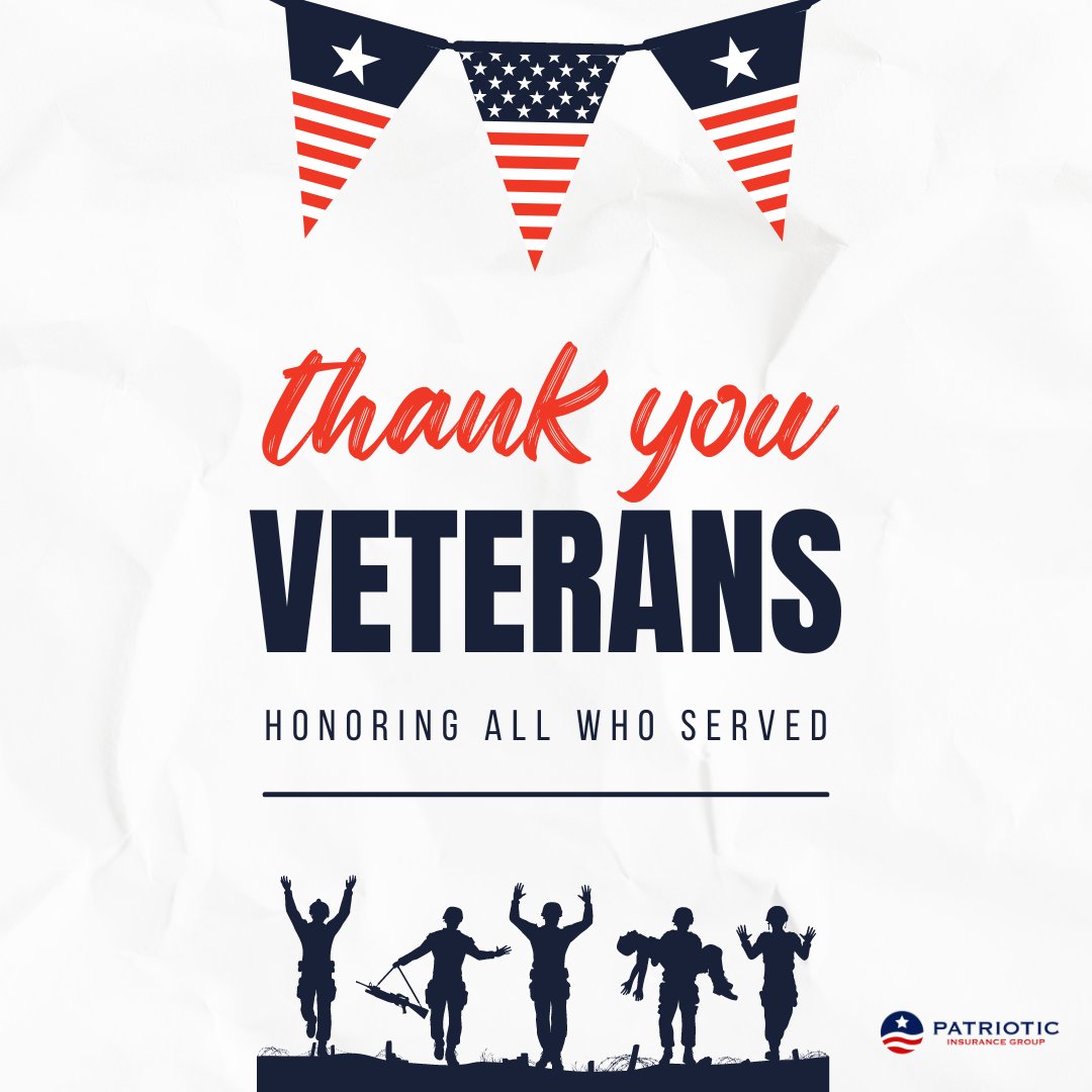 THANK YOU to all of our veterans, past and present.