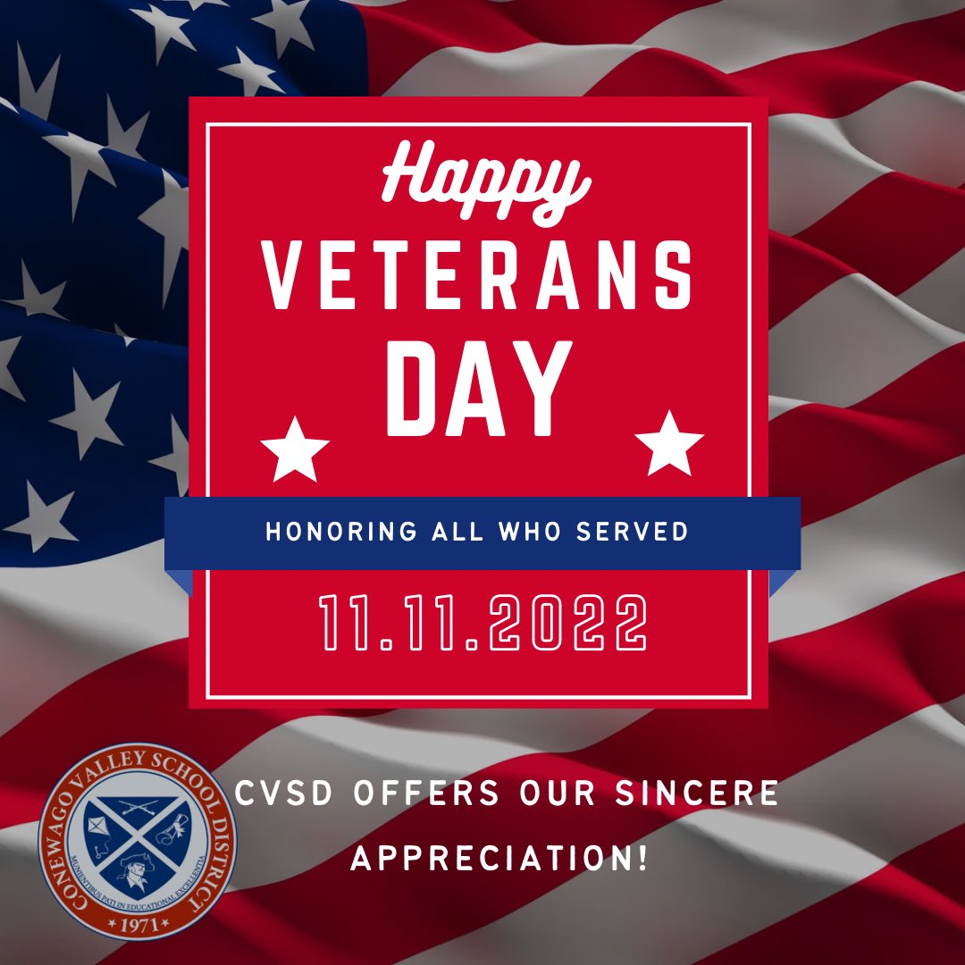 Thank you Veterans! <a href="/CVSD17350/">Conewago Valley SD</a>