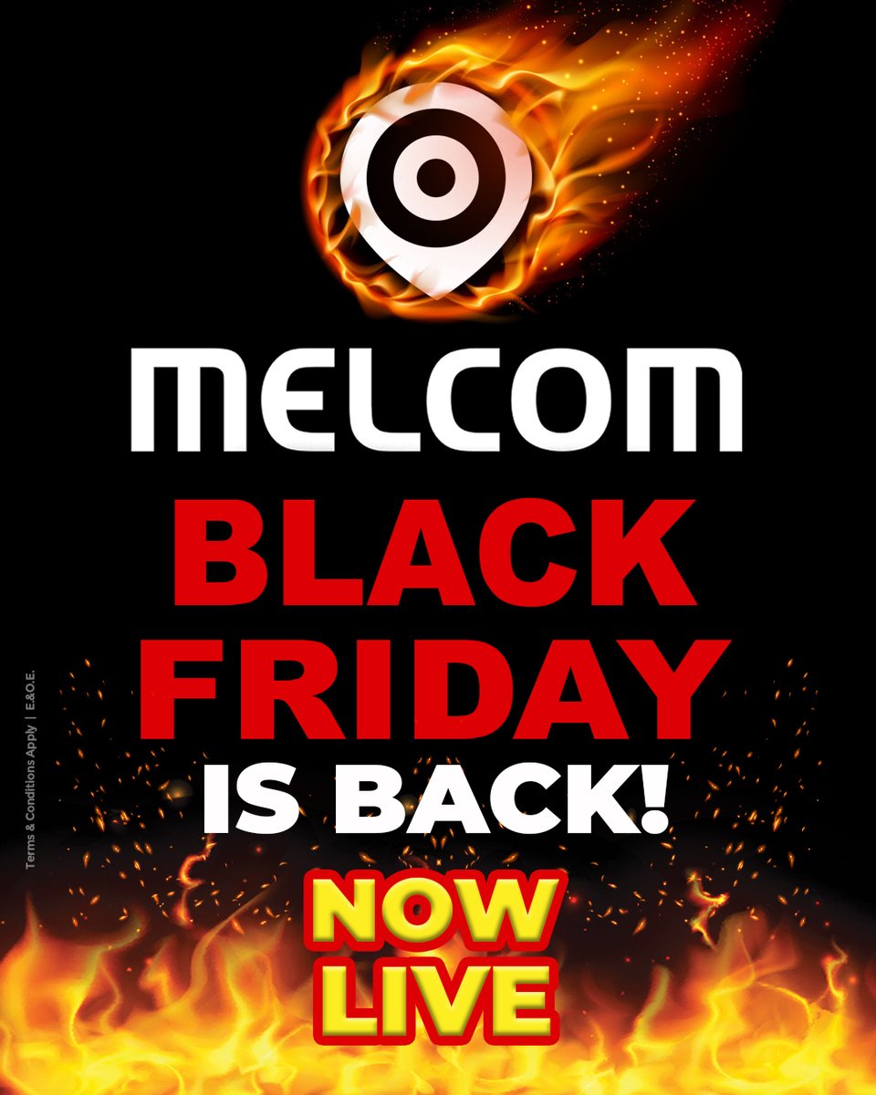 Be high on energy this month of November because #BlackFriday is back again! Enjoy flaming🔥 #BlackFriday deals EVERY DAY of this month! Are you ready? Because we are!!!🔥 #MelcomBlackFriday #MelcomGhana #WhereGhanaShops