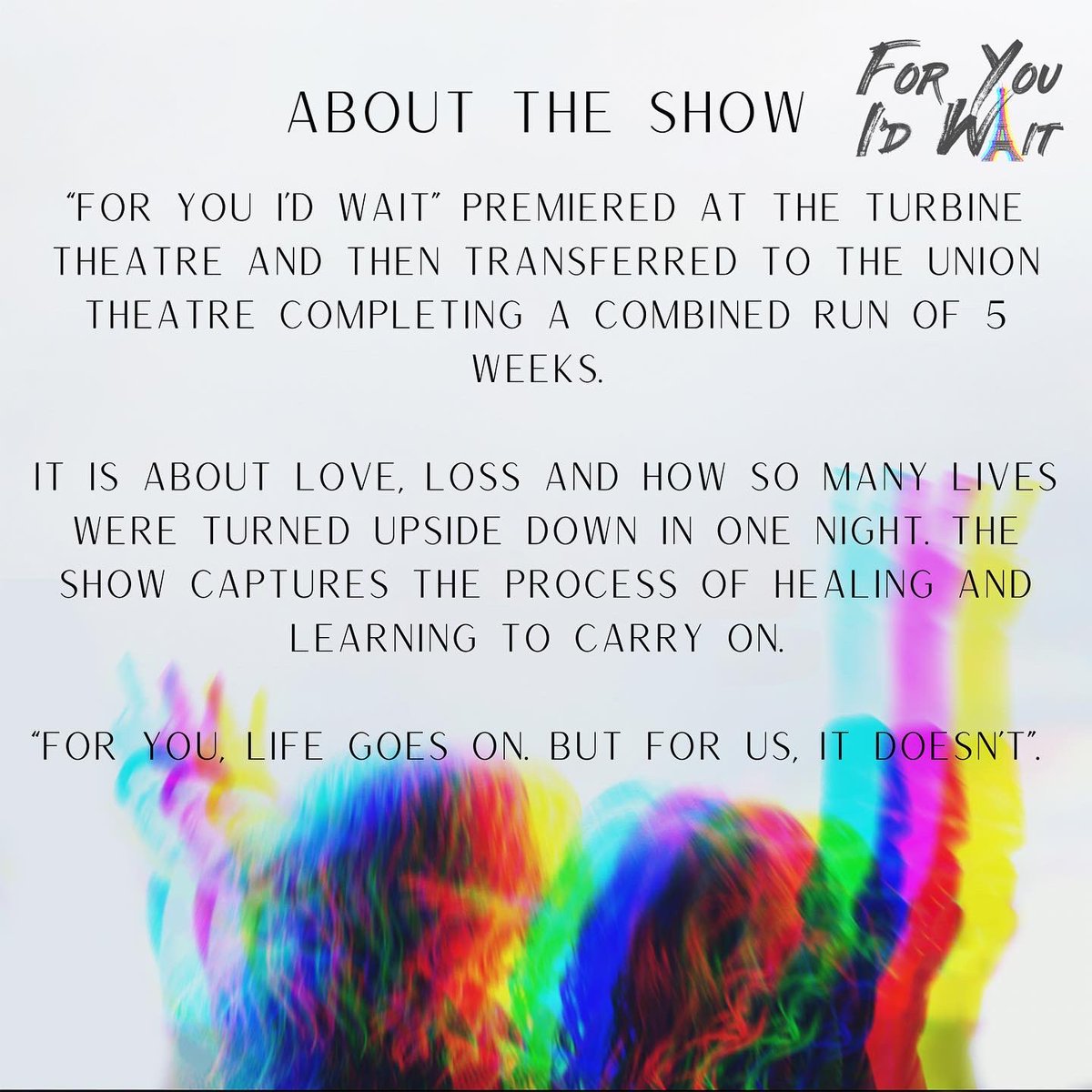 For You I’d Wait Musical tweet media