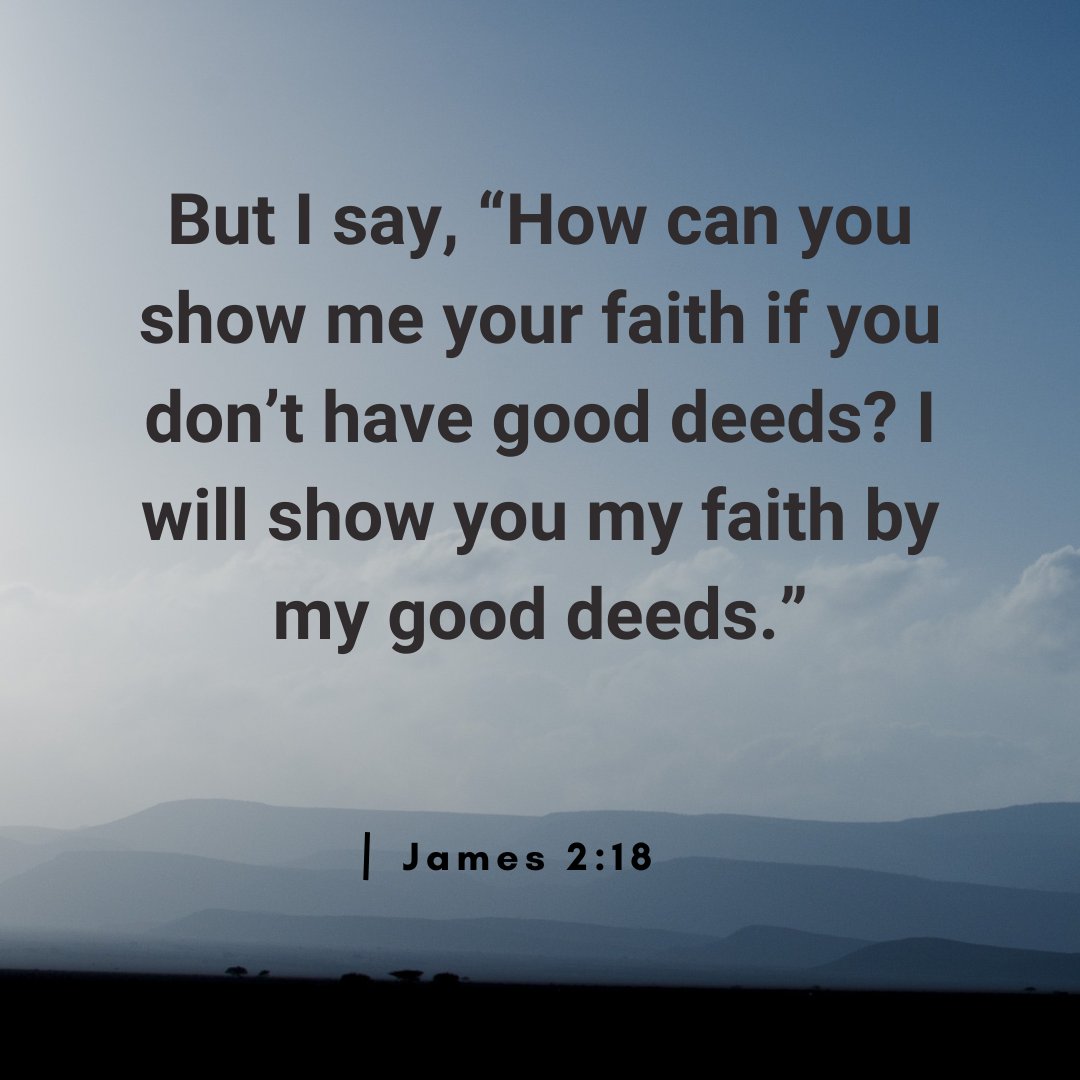 MightyManFamily's tweet photo. The essence of the Christian faith is to reveal the character of Christ in our daily conducts. In other words, if  a person claims that he is a Christian, then he should as well exhibit good deeds of love, kindness, patience, etc. May we always strife to do good deeds. Amen. 👍🙏 https://t.co/2RTmlyevv6