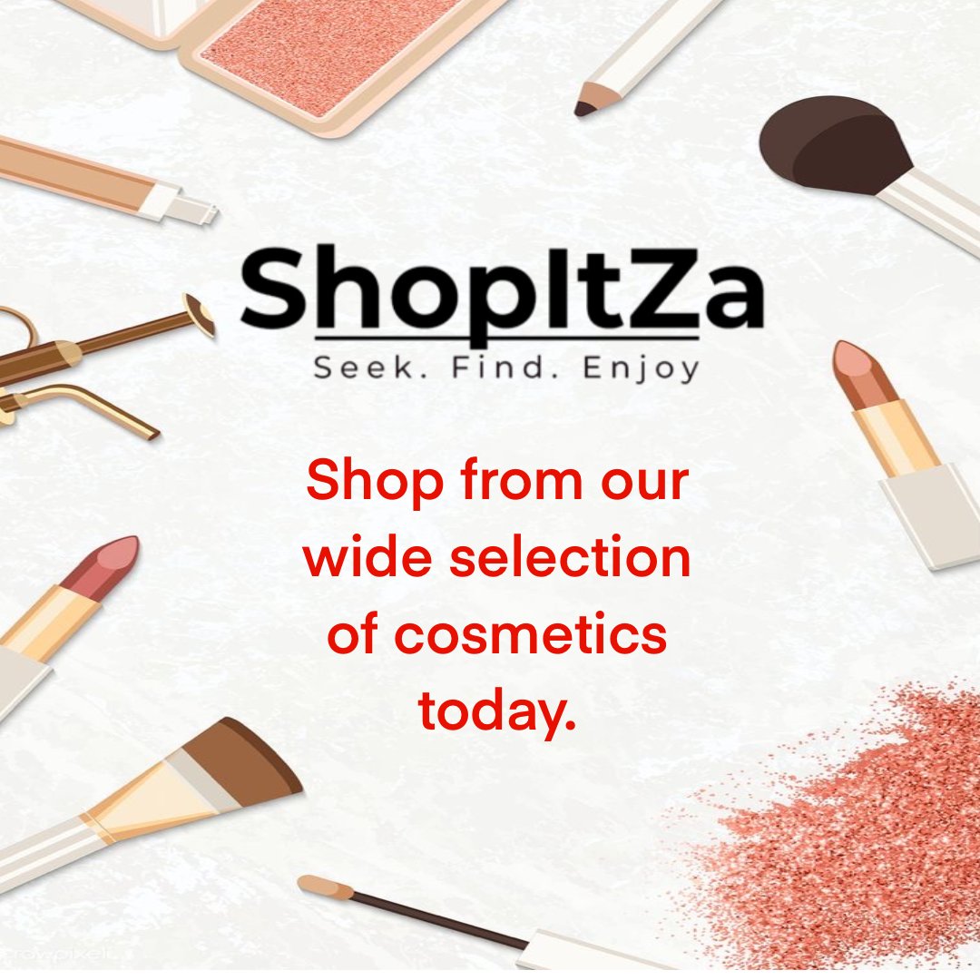 ZaShopit's tweet photo. Are you Looking Cosmetics Products? We Have a Wide Range of Cosmetics Products Online at Lowest Price @shopitza.com and Get Your Items Delivered at Your Doorstep!!

https://t.co/eParvjdIQC

#cosmetics #beauty #makeup #shopitza #onlineshopping #southafrica https://t.co/ugnwNiPyUV
