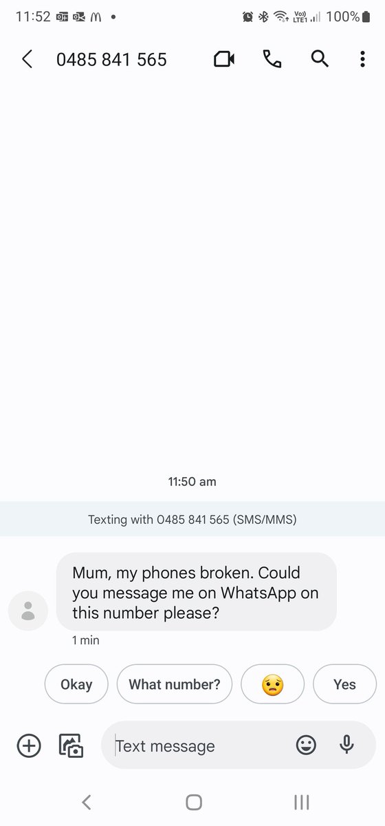ThatMikeElliott's tweet image. No. 

By the way... you&apos;re adopted. #SpamText