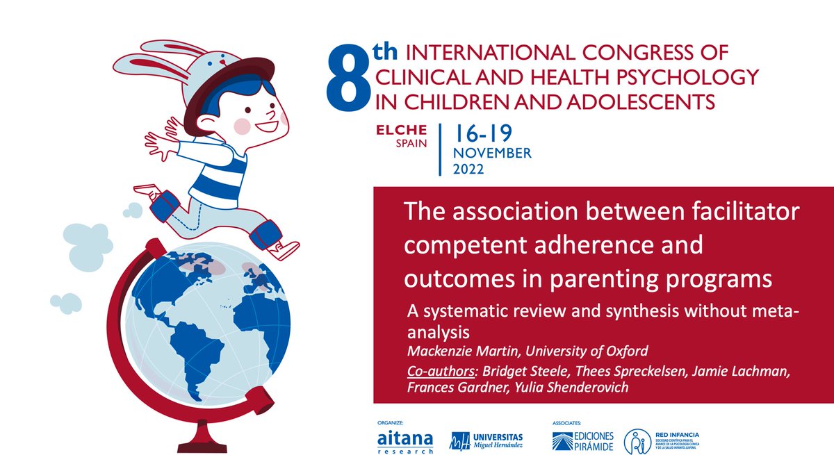 Mackenzie Martin (PhD, she/her) (@martin_m15) on Twitter photo Looking forward to presenting one of my doctoral papers in Spain next week at the International Congress of Clinical and Health Psychology In Children and Adolescents <a href="/CEBI_DSPI/">CEBI Oxford</a> @JamieLachman <a href="/yshenderovich/">Yulia Shenderovich</a> <a href="/B_T_Steele/">Bridget Steele, PhD</a> <a href="/tspreckelsen/">Thees F Spreckelsen</a> Looking forward to presenting one of my doctoral papers in Spain next week at the International Congress of Clinical and Health Psychology In Children and Adolescents <a href="/CEBI_DSPI/">CEBI Oxford</a> @JamieLachman <a href="/yshenderovich/">Yulia Shenderovich</a> <a href="/B_T_Steele/">Bridget Steele, PhD</a> <a href="/tspreckelsen/">Thees F Spreckelsen</a>