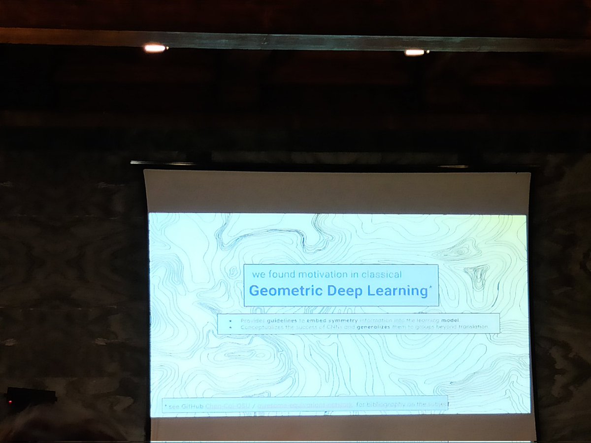 chatsagnik's tweet photo. Today's QTML personal highlights so far.
1. @QuantumManuel's talk on how classical Tensor networks can be useful to simulate shallow quantum circuits.
2. @MartinLaroo on group-invariant QML motivated by geometric DL.

I have a talk later in the day so feel free to catch up! https://t.co/Dgut1Vmxqk