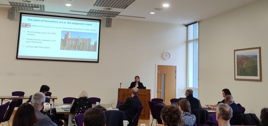 Fantastic inaugural lecture from <a href="/LauraFerraiuolo/">Laura</a> today <a href="/neuroshef/">Neuroscience Institute</a> <a href="/FerraiuoloLab/">The Ferraiuolo Lab</a>