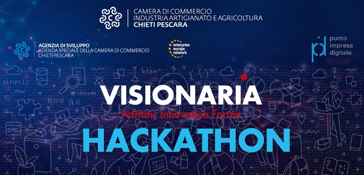 AgsvilCHPE's tweet photo. #OpenChallenge
Hai tempo fino 18/11 per partecipare all’Hackathon  tema #efficientamentoenergetico #ForumVisionaria 2022 Main partner #Metamer
Al vincitore🏆2.000💶@CCIAAChPe 
Registrati ora: è gratis!  https://t.co/VbTgI2eWPm✍️
Regolamento https://t.co/TpUaNpyHWh📑
#EENCanhelp https://t.co/CXIEA5Asfv