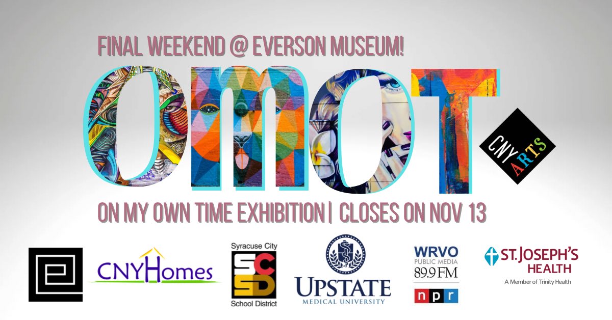 Final weekend to see our annual exhibition celebrating creativity in the workplace at the <a href="/EversonMuseum/">Everson Museum of Art</a>