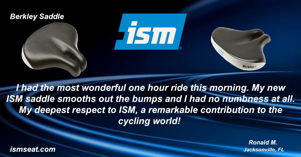 We regularly hear comments like this from <a href="/ISMsaddles/">ISM Seat</a> owners. From leisure riders looking for a bit more comfort to world class athletes competing for the win, ISM's saddles can transform comfort, performance and enjoyment. See the full range at: buff.ly/3d5YKY4