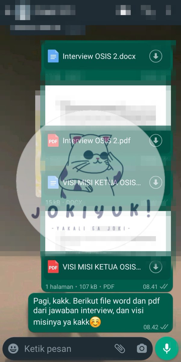 Jokiyuu's tweet photo. 101. TESTI VISI, MISI, DAN INTERVIEW OSIS!!
MAU JOIN OSIS TAPI BINGUNG BUAT VISI MISI? LALU SULIT MENJAWAB PERTANYAAN WAWANCARA? BOLEH BANGET PAKE JASA AKU YAA, TINGGAL CHAT WA AKU DI BIO!!🤗🤗
#jokitugas #visimisi #interview #organisasi #testiyuk https://t.co/VHEOtL0nHM