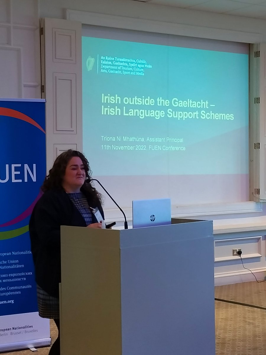 npldeu's tweet photo. "As part of the 20-year strategy for the #Irish language 2010-2030, every assistance and support will be given to the EU in implementing the decision to make Irish a working and official language in the EU"
Tríona Na Mathuna, Vice-Chair of the #NPLDeu
at https://t.co/AIB4JHne33 https://t.co/JZMjqXOuJz