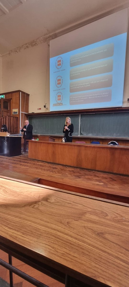 studywithPAT's tweet photo. Gerry Fahy, the Managing Director of PAT was privileged to be invited & attend National University of Maynooth to formally annouce details of the PAT Student of the Year Award for the B.A. Business and Accounting degree students: 2022/2023.
#MaynoothUniversity #BusinessGraduate https://t.co/Ugsqt69IQH