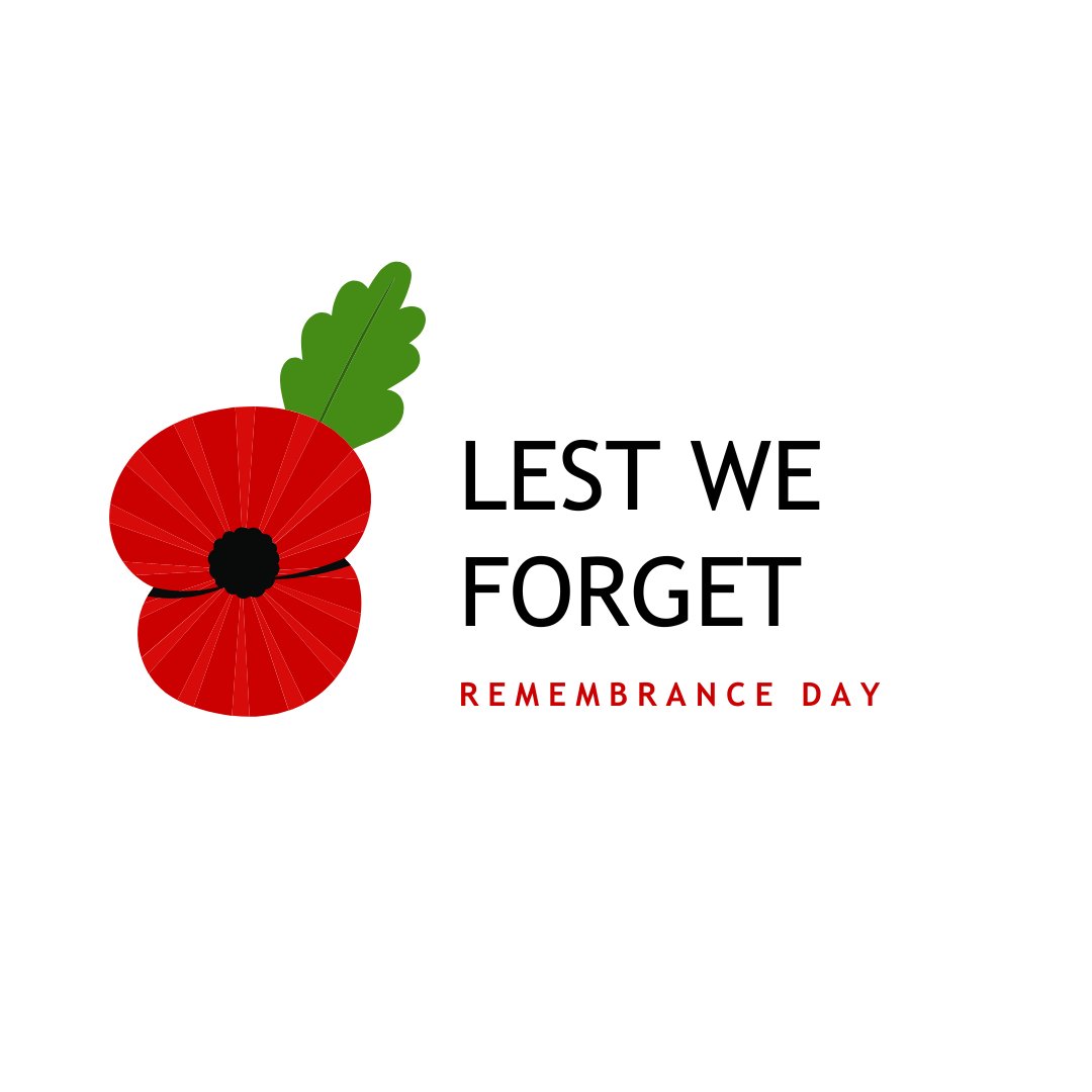 At the eleventh hour on the eleventh day of the eleventh month – we will remember them. ♥ #RemembranceDay
