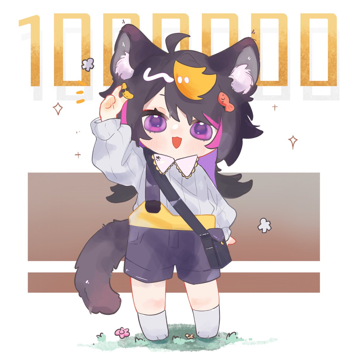 Karalklk's tweet photo. 来晚了 祝贺1M🎉

 #YaminoArt https://t.co/lS7hdhXcTt